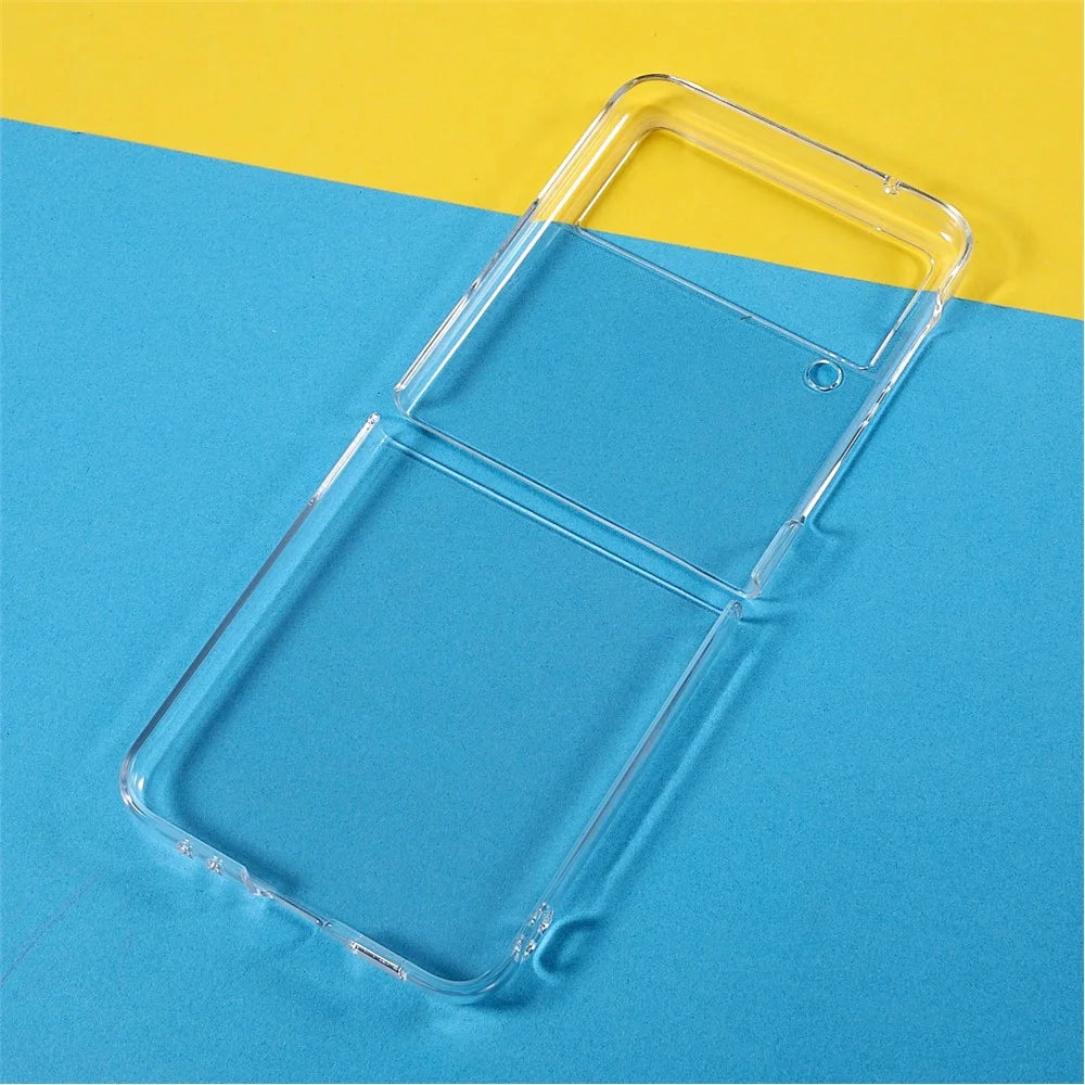Slim Transparent Hard PC Clear Back Cover for Samsung Galaxy Z Flip3 5G - 4