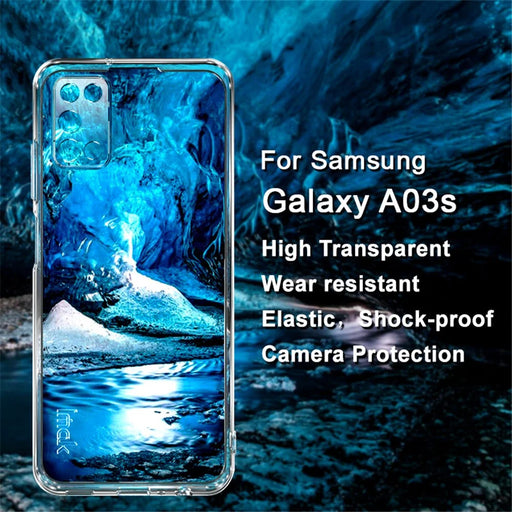 IMAK UX-5 Series Transparent Soft TPU Phone Case Protector for Samsung Galaxy A03s (164.2mm) - 2