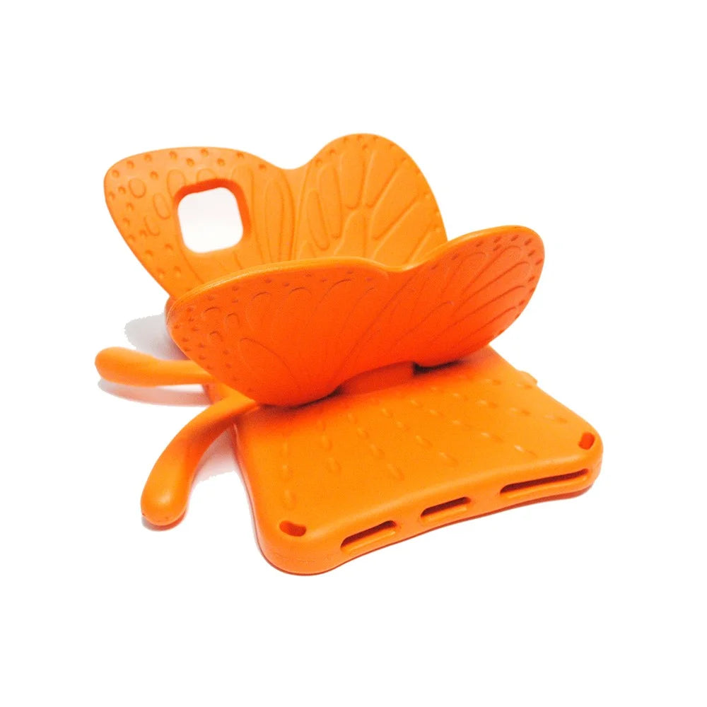 Butterfly Shape Kickstand Design Shockproof EVA Tablet Case Shell for Samsung Galaxy Tab A7 10.4 (2022) / (2020) - Orange - 3