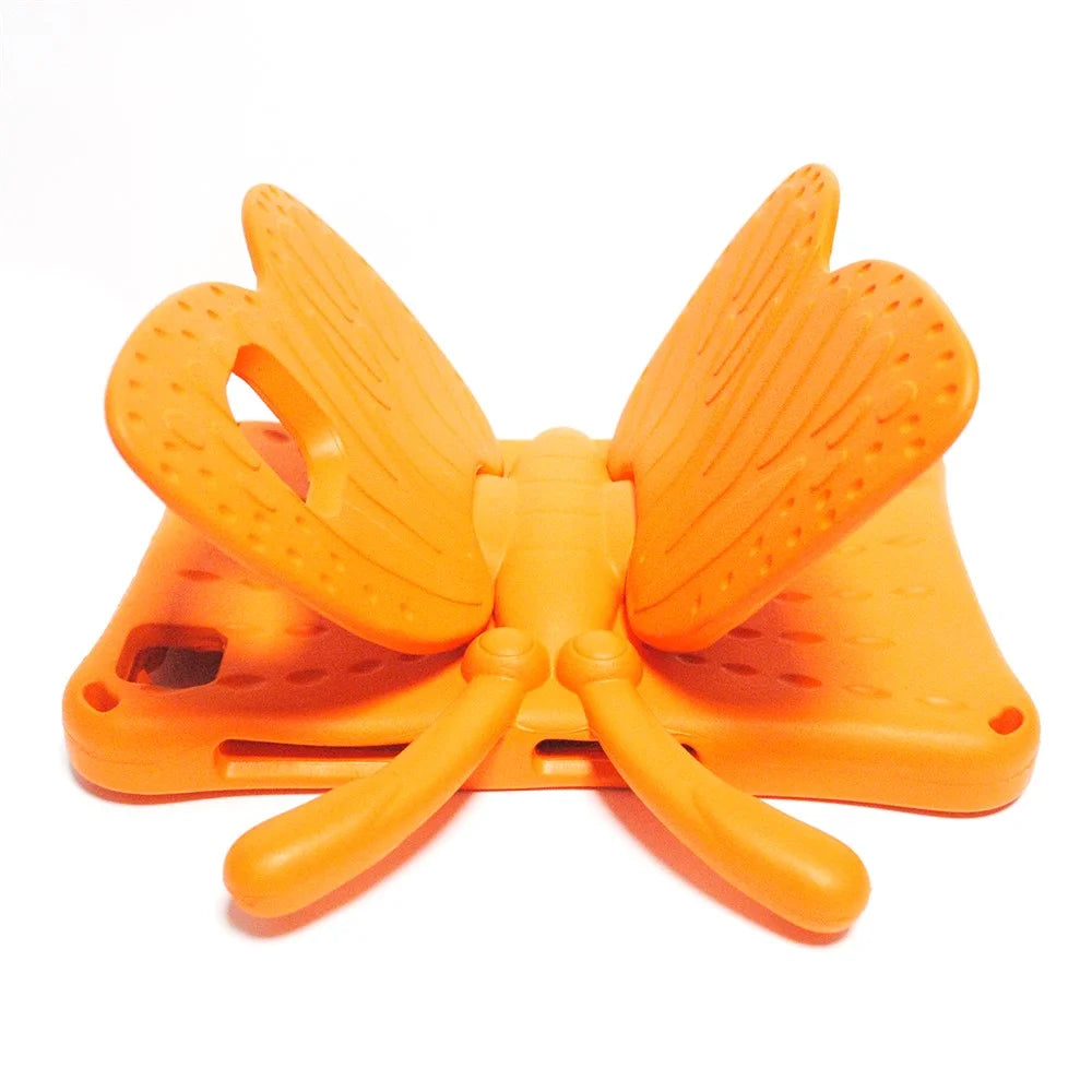 Butterfly Shape Kickstand Design Shockproof EVA Tablet Case Shell for Samsung Galaxy Tab A7 10.4 (2022) / (2020) - Orange - 4