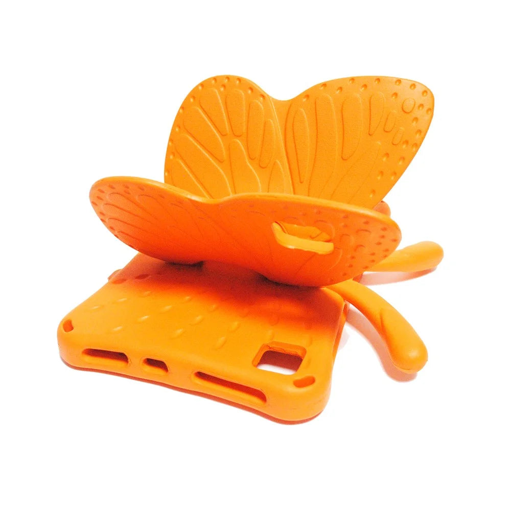 Butterfly Shape Kickstand Design Shockproof EVA Tablet Case Shell for Samsung Galaxy Tab A7 10.4 (2022) / (2020) - Orange - 5
