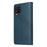 GQ.UTROBE 009 Series Phone Cover Case Wallet With Supporting Stand Multi-function Design for Samsung Galaxy A12 - Blue - 3