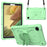 Butterfly Shape Kickstand Solid Color PC + Silicone Tablet Case Protective Shell with Shoulder Strap for Samsung Galaxy Tab A7 Lite 8.7-inch - Green - 1