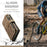 For Samsung Galaxy S20 Plus Phone Cases with Strap CASEME C30 Zipper Multiple Card Holder PU Leather Cover - Brown - 7