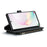 For Samsung Galaxy Note 10 Plus / Note 10 Plus 5G Phone Cases with Strap CASEME C30 Zipper Multiple Card Holder PU Leather Cover - Black - 5