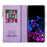 Stylish Splicing Design Leather Phone Case Wallet Stand Protective Cover for Samsung Galaxy A32 5G / M32 5G - Purple - 4