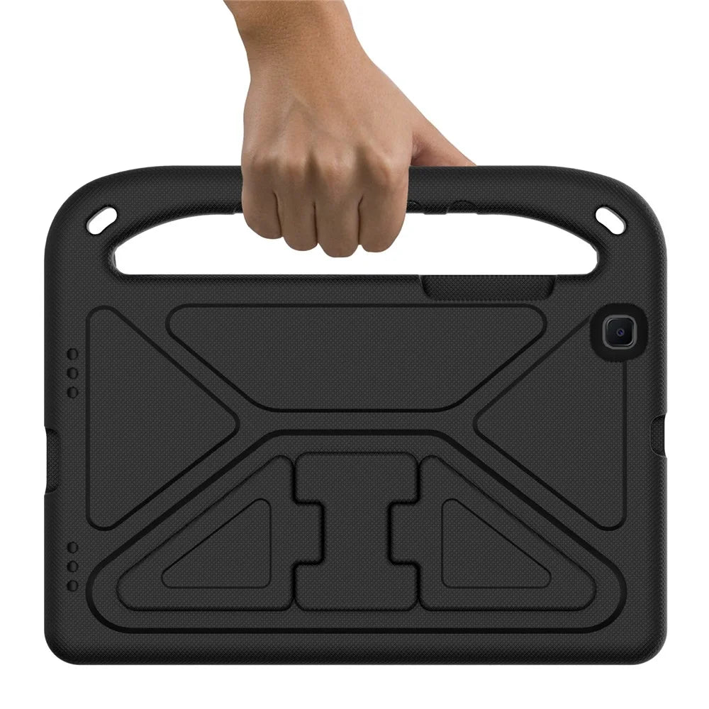 Kickstand Handle Design Drop-proof EVA Tablet Case Cover for  Samsung Galaxy Tab A 8.0 Wi-Fi (2019) SM-T290/Tab A 8.0 LTE (2019) SM-T295 - Black - 5