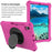 Spider Web Kickstand EVA Tablet Case with Shoulder Strap for Samsung Galaxy Tab S6 Lite (2020) P615 P610 / (2022) / (2024) - Rose - 3