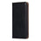 Wallet Stand Design Magnetic Auto-absorbed Leather Phone Cover Shell for Samsung Galaxy A22 5G (EU Version) - Black - 2