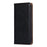 PU Leather Stand Wallet Protective Phone Shell Cover for Samsung Galaxy A03s (164.2mm) - Black - 2