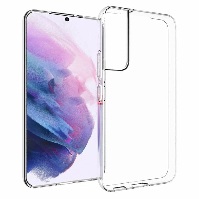 10Pcs/Set Durable Non-slip Inner Transparent Flexible TPU Case Phone Cover Shell for Samsung Galaxy S22 5G - 1