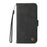 For Samsung Galaxy A22 5G (US) Leather Wallet Cases Skin Touch Phone Cover Stand with Strap - Black - 2
