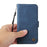 For Samsung Galaxy S21 FE 5G Leather Wallet Cases Skin Touch Phone Cover Stand with Strap - Blue - 7