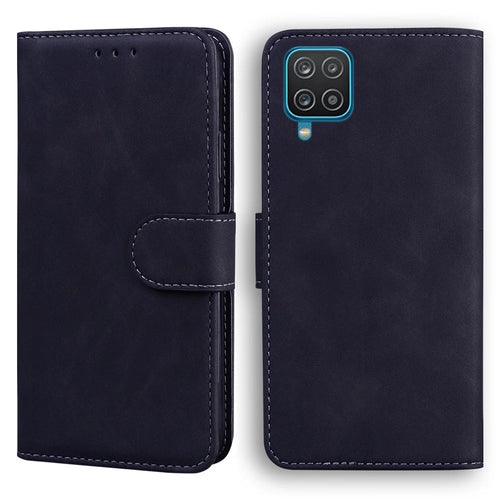 TPU + PU Leather Scratch Resistant Protective Phone Case Cover with Stand and Wallet for Samsung Galaxy M32 (Global Version) - Black - 1