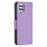 Imprint Butterfly Pattern Stand Wallet Leather Phone Shell Case with Wrist Strap for Samsung Galaxy A22 4G (EU Version) - Purple - 3