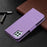 Imprint Butterfly Pattern Stand Wallet Leather Phone Shell Case with Wrist Strap for Samsung Galaxy A22 4G (EU Version) - Purple - 7