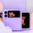 Flip Hard PC Case Anti-Drop Shock-Absorbed Phone Cover for Samsung Galaxy Z Flip3 5G - Black - 7