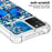 Pattern Printing Sparkling Floating Liquid Quicksand Clear Thin Soft TPU Shockproof Phone Case for Samsung Galaxy A03s (164.2mm) - Blue Butterfly - 3