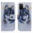 Pattern Printing Magnetic Clasp Stand Design Leather Phone Cover Protector with Wallet for Samsung Galaxy A03s (164.2mm) - Wolf - 1