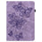 Imprinting Butterflies Pattern PU Leather Tablet Stand Case Shell with Card Holder for Samsung Galaxy Tab A7 Lite 8.7-inch - Purple - 3