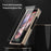 Vacuum Plating Frame Carbon Fiber Texture PU Leather Coated PC Case with Screen Film for Samsung Galaxy Z Fold3 5G - Grey - 4