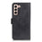 Shockproof Well-Protected Stylish Side Magnetic Clasp PU Leather Wallet Stand Case Phone Shell for Samsung Galaxy S22 5G - Black - 4