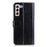 Crazy Horse Texture Leather Stand Wallet Case Phone Cover for Samsung Galaxy S22+ 5G - Black - 3