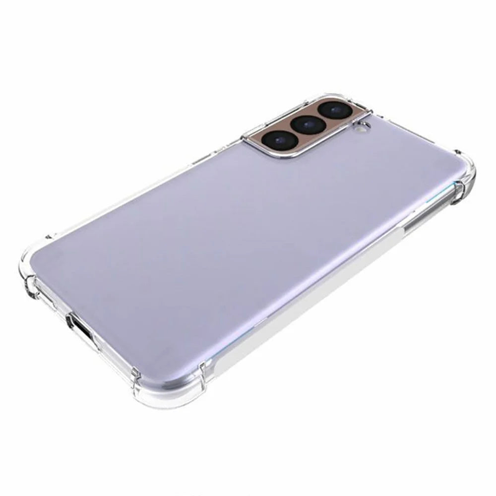 Flexible Clear TPU Scratch-Resistant Anti Slip Protective Phone Case for Samsung Galaxy S22 5G - 4