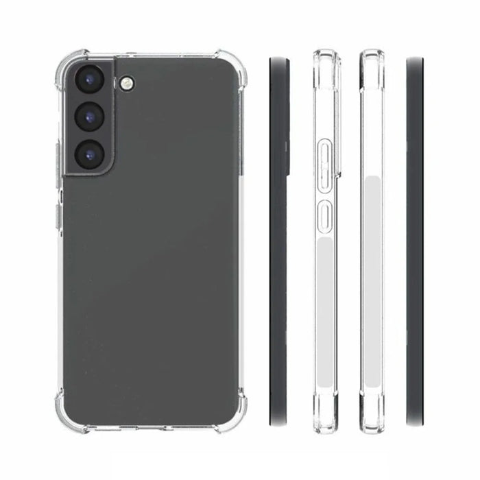 Transparent Flexible TPU Bumper Non Slip Protective Case Shell for Samsung Galaxy S22+ 5G - 5