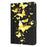 Pattern Printing Stand Wallet Shockproof Leather Tablet Case Cover for Samsung Galaxy Tab A8 10.5 2021 - Golden Butterflies - 2
