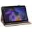 For Samsung Galaxy Tab A8 10.5 (2021) PU Leather Case Multi-Angle Viewing Folio Stand Cover with Card Slots and Elastic Band - Black - 4