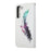 Pattern Printing Cross Texture Wallet Stand Leather Phone Case Protector for Samsung Galaxy S22+ 5G - Colorful Feather - 4