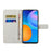 Pattern Printing Cross Texture Wallet Stand Leather Phone Case Protector for Samsung Galaxy S22+ 5G - Colorful Feather - 6