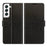 Wallet Design Crazy Horse Texture Leather Phone Cover Shell with Horizontal Viewing Stand for Samsung Galaxy S22+ 5G - Black - 1