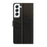 Wallet Design Crazy Horse Texture Leather Phone Cover Shell with Horizontal Viewing Stand for Samsung Galaxy S22+ 5G - Black - 3
