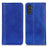 Split Leather Stylish Litchi Texture Wallet Phone Case Stand Flip Shell for Samsung Galaxy A13 5G / A04s 4G (164.7mm) - Blue - 1