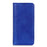 Split Leather Stylish Litchi Texture Wallet Phone Case Stand Flip Shell for Samsung Galaxy A13 5G / A04s 4G (164.7mm) - Blue - 2