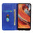 Split Leather Stylish Litchi Texture Wallet Phone Case Stand Flip Shell for Samsung Galaxy A13 5G / A04s 4G (164.7mm) - Blue - 4