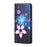Pattern Printing Cross Texture PU Leather Stand Phone Wallet Shell Case for Samsung Galaxy A13 5G / A04s 4G (164.7mm) - Flower - 2