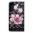 3D Creative Pattern Printing PU Leather Folio Flip Wallet Case Stand Magnetic Closure Cover with Strap for Samsung Galaxy S22 5G - Pink Flowers - 3