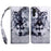 3D Pattern Printing PU Leather Wallet Stand Phone Case with Wrist Strap for Samsung Galaxy A13 5G / A04s 4G (164.7mm) - Dog - 1