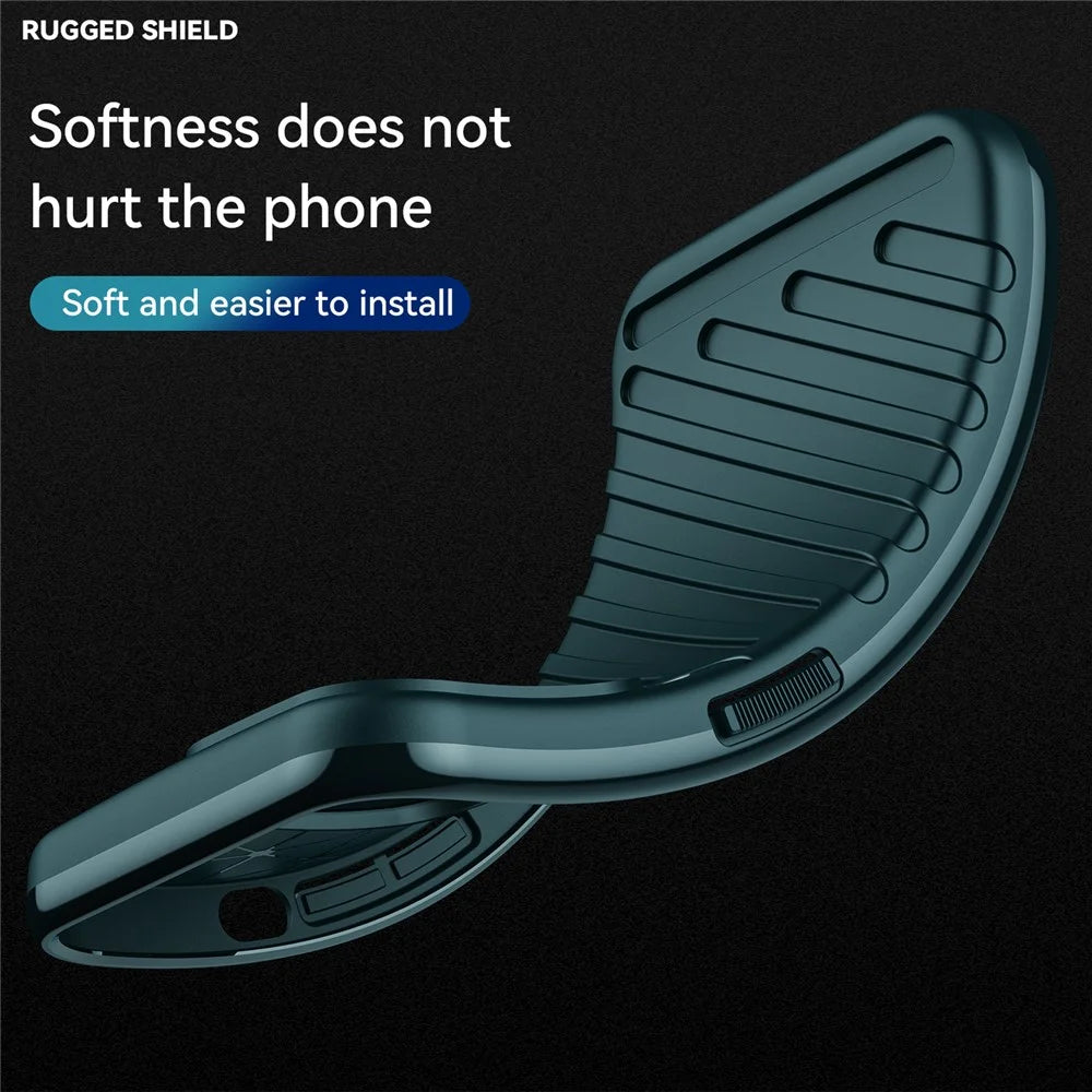Thunder Series Twill Design Anti-Scratch Anti-Fingerprint Soft TPU Mobile Phone Back Case Cover for Samsung Galaxy S22 5G - Green - 6