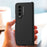 Hard PC Phone Flip Case Cover with Glass Screen Protector for Samsung Galaxy Z Fold3 5G - Black - 3