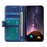 For Samsung Galaxy M52 5G Shockproof Crazy Horse Texture PU Leather Wallet Stand Case Folio Flip Magnetic Protective Cover - Blue - 4