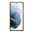 Smooth PU Leather Surface Coated PC Phone Case Phone Cover for Samsung Galaxy S22 5G - Orange - 2