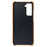 Smooth PU Leather Surface Coated PC Phone Case Phone Cover for Samsung Galaxy S22 5G - Orange - 4