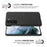For Samsung Galaxy S22 5G Cloth and Plastic Phone Case Phone Protection Cover - Black - 3