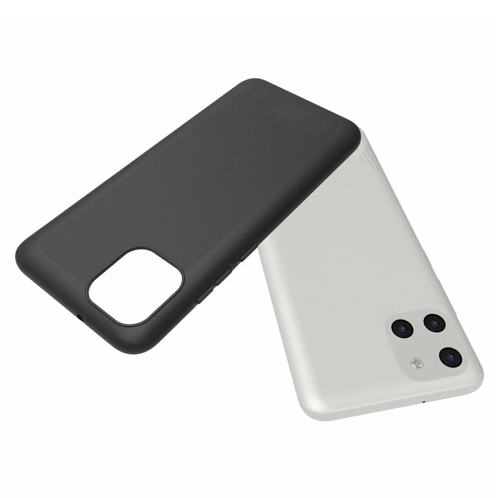 10Pcs / Pack Soft Flexible TPU Case for Samsung Galaxy A03 (164.2mm) Double-sided Matte Coating Protective Back Cover - 6