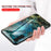 Marble Pattern Stylish Slim Light Anti-scratch Soft TPU Frame PC and Tempered Glass Back Case for Samsung Galaxy A13 5G - White Marble - 6