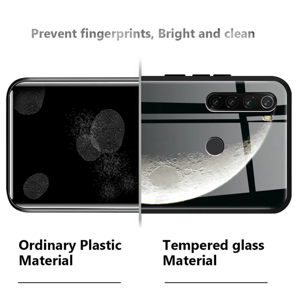 For Samsung Galaxy S22 5G Hard Tempered Glass + Soft TPU Phone Case Wear-Resistant Shockproof Pattern Printing Phone Protective Cover - Colorful Flower - 3